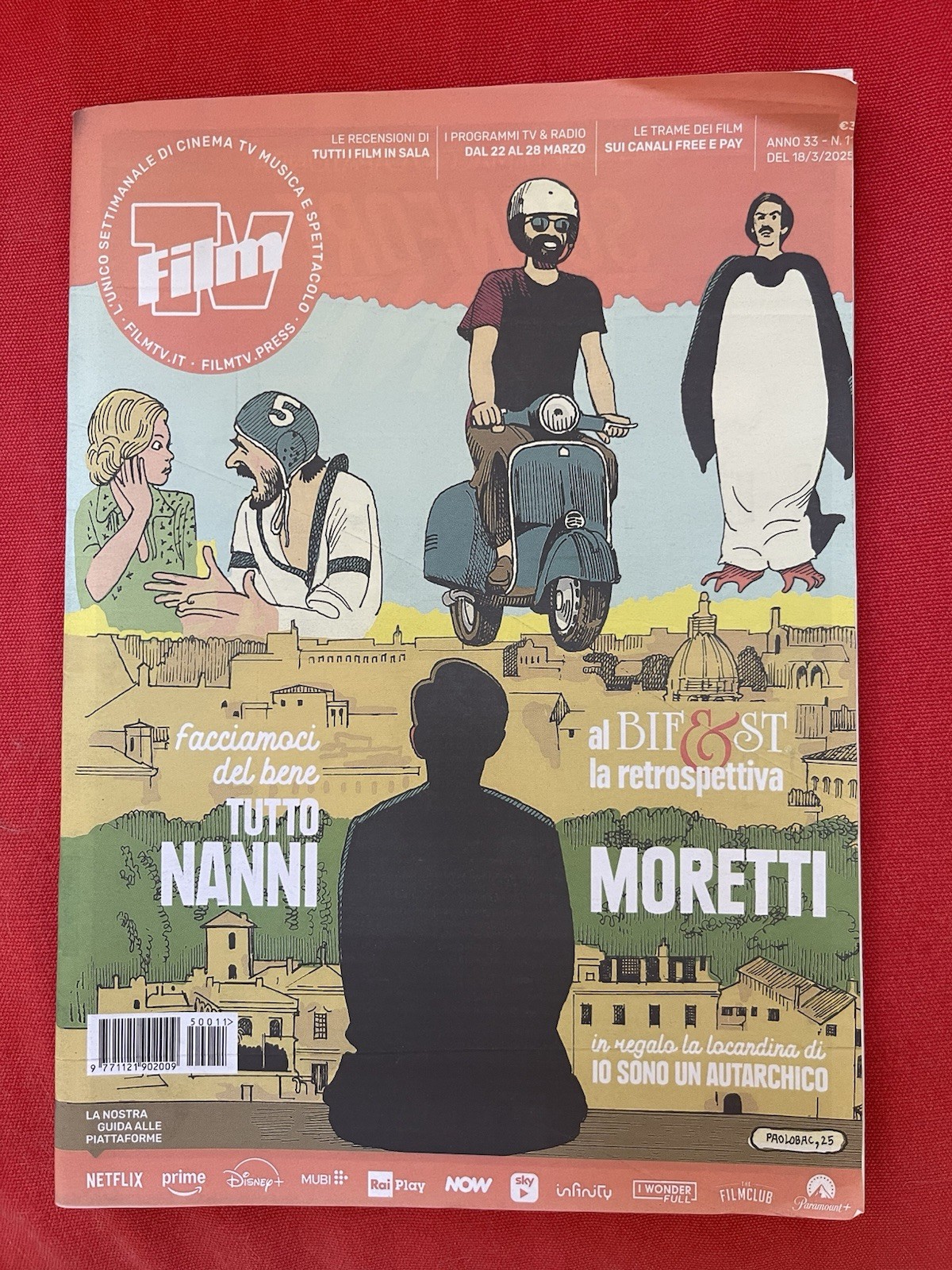 Locandina originale film Io sono un autarchico (1976) - Regia di Nanni Moretti
