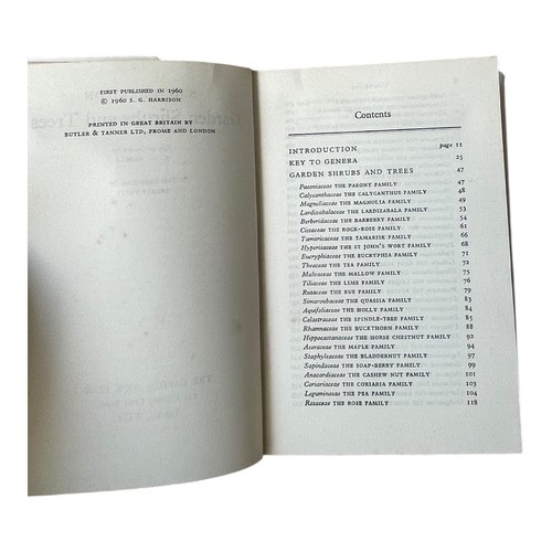 Vintage 1960 Garten Sträucher und Bäume von S.C. Harrison Erstausgabe - Bild 3 von 5