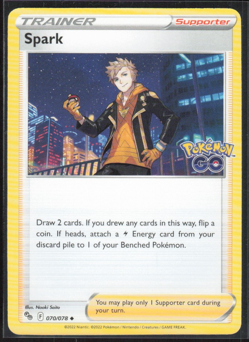2022 Sword & Shield - Pokémon GO Spark Uncommon #70