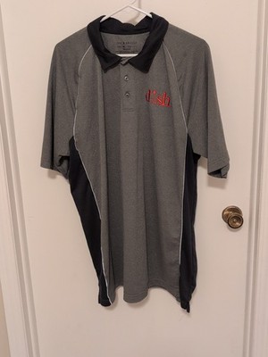 Dish Network XL Employee Uniform Gray Polo Shirt Short Sleeve