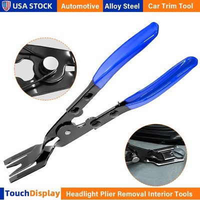 Trim Clip Removal Plier Car Tool Van Door Panel Headlight Upholstery Repair Tool