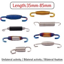 Exhaust Spring Pipe Muffler Springs Swivel 35mm-85mm Motorcycle