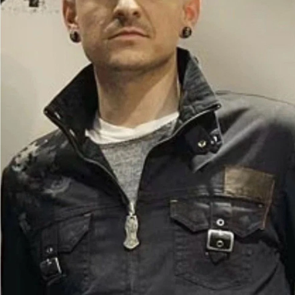 House Of Howe Chester Bennington Jacket Size Large Y2k Linkin Park Goth Jacket - Image 2 of 4