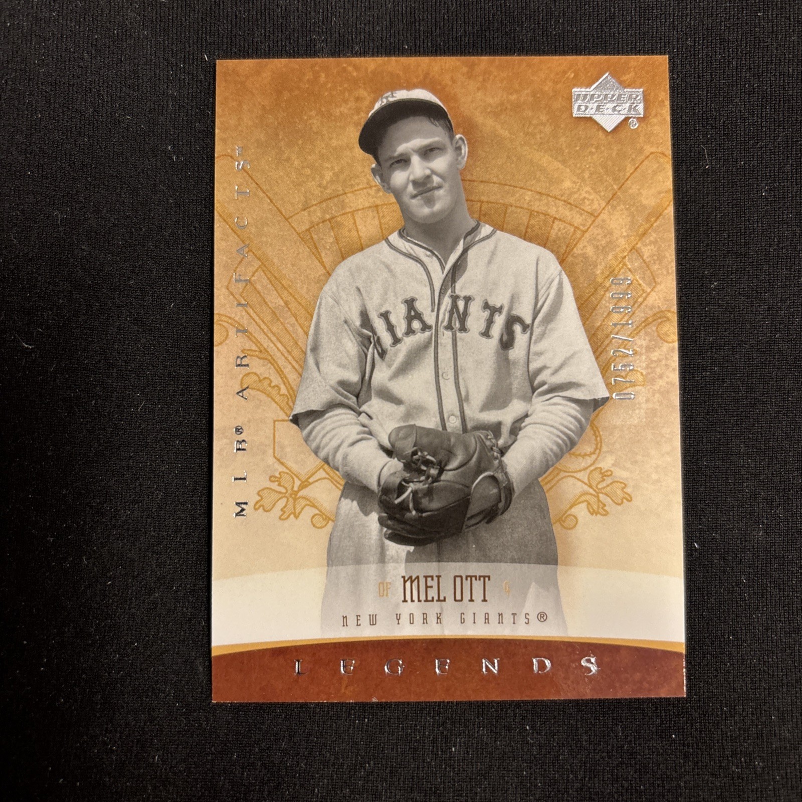 2005 Upper Deck Artifacts - Legends Mel Ott #179 /1999