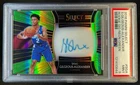 2018-19 Select Shai Gilgeous-Alexander Rookie Neon Green Prizm Auto #75/99 PSA 9