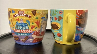 NESTLE Abuelita Mexican Hot Chocolate Coffee Mug 8 fl oz Cup Set Of 2 | eBay