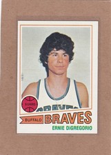 1977-78 TOPPS BASKETBALL ERNIE DIGREGORIO #131 BRAVES NM/NM+ *A45992