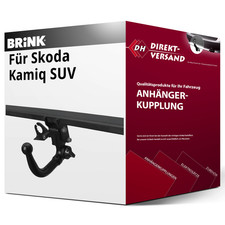 Für Skoda Kamiq SUV Typ NW4 (Brink) Anhängerkupplung abnehmbar neu