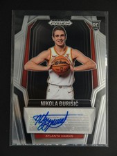 Nikola Durisic RC 2024-25 Panini Prizm Black Basketball Rookie Signatures ③ [3hk