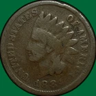 1884 Indian Head Cent Good G Coin #32225