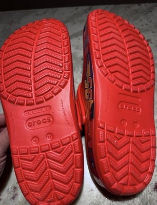 Real lightning mcqueen men s crocs