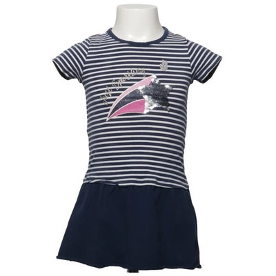 BOB, Kleid, Größe: 104, Blau/Weiß, Baumwolle/Elasthan, Streifen, Mädchen #AXV