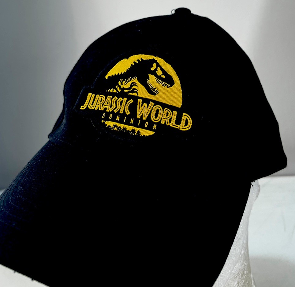 JURASSIC WORLD Dominion Hat Cap Patch Spellout Ad… - image 1
