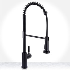 Miseno MNO281L 1.75 GPM 1 Hole Pre-Rinse Kitchen Faucet - Black