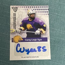 Carey-Leigh Vyse Haudenosaunee Nationals Autographed Card- 2024 TFL Box Lacrosse