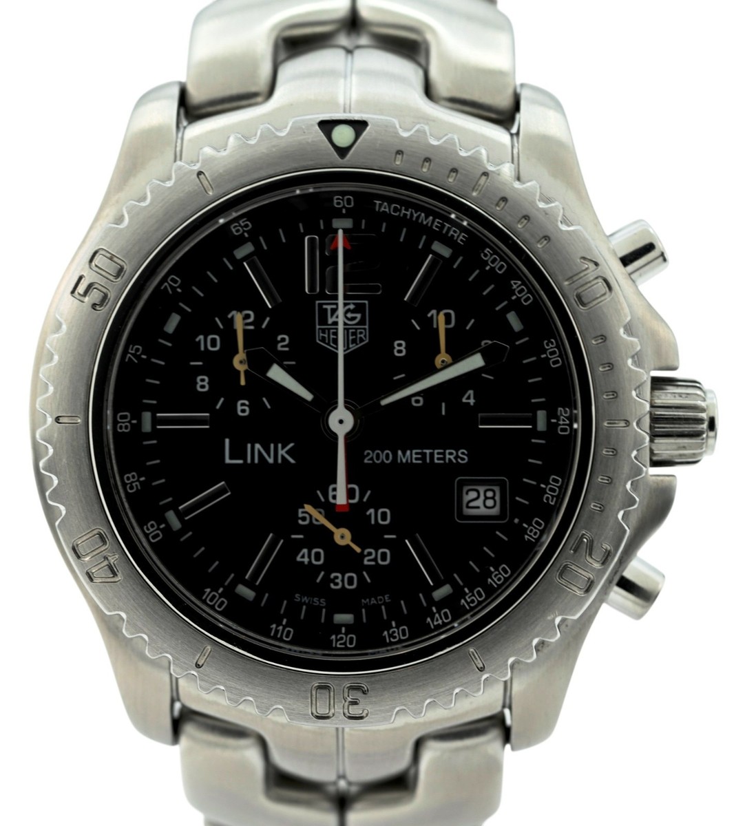 TAG Heuer Link Men's Black Watch - CT1111 for sale online | eBay