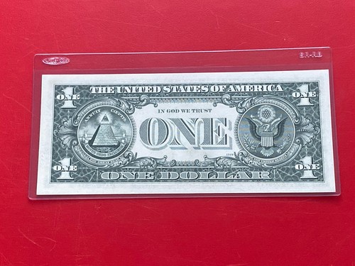 1969A STAR NOTE $1 DOLLAR BILL ( ST LOUIS H ) UNCIRCULATED - Picture 3 of 3