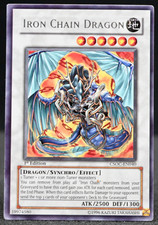 Yu-Gi-Oh! Iron Chain Dragon CSOC-EN040 Rare Lightly Played