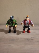 VTG 1992 TMNT Mutations Mutatin' Rocksteady Beebop Playmates Figure Lot