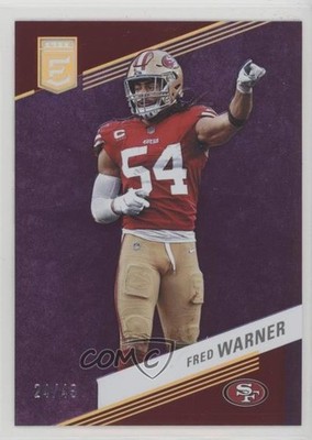 2023 Panini Donruss Elite Purple 24/49 Fred Warner #37 1b36