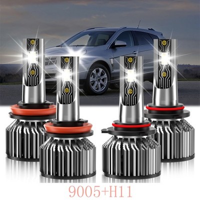 For Cadillac SRX 2010-2016 Car Front LED Headlight Bulb High&Low Beam Kit 6500K