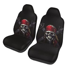 Car Accessories Seat Covers for Vehicle Interior Front Pirates Skull Flag