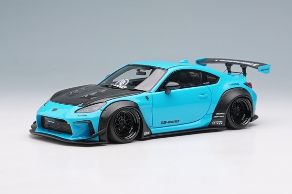 Make Up LB022C 1:43 Lb Nation Toyota GR86 Blau Modellauto Eidolon Limited-image