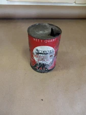 Rare 1930's Sinclair Motor Oil One Quart Can Mellowed 80 Million Years