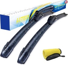 Windshield Wipers, 24"  19'' Wiper Blades, OEM Quality, LUTEUS Premium All-