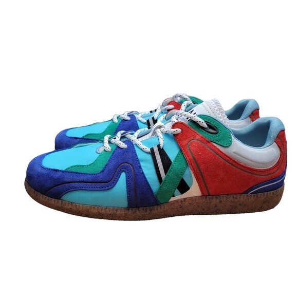 お早めに!■GANNI■ガニー /Sporty Mix High Top Sneakers Ganni Sporty Mix Retro Sneaker Sky Captain Women's Size 41