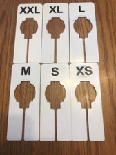 Clothing Rack Rectangular Size Divider Women's Assortment Hanger Retail Store