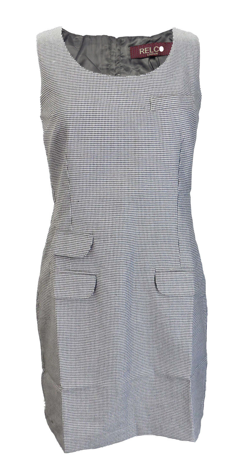 DaMänner Retro Mod Hahnentritt Pinafore Tunika Kleid DaMänner Retro Mod Hahnentritt Pinafore Tunika Kleid