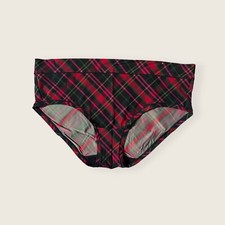 Lane Bryant Cacique Comfort Bliss Hipster Panty 22/24 Tartan Plaid Red 8873 