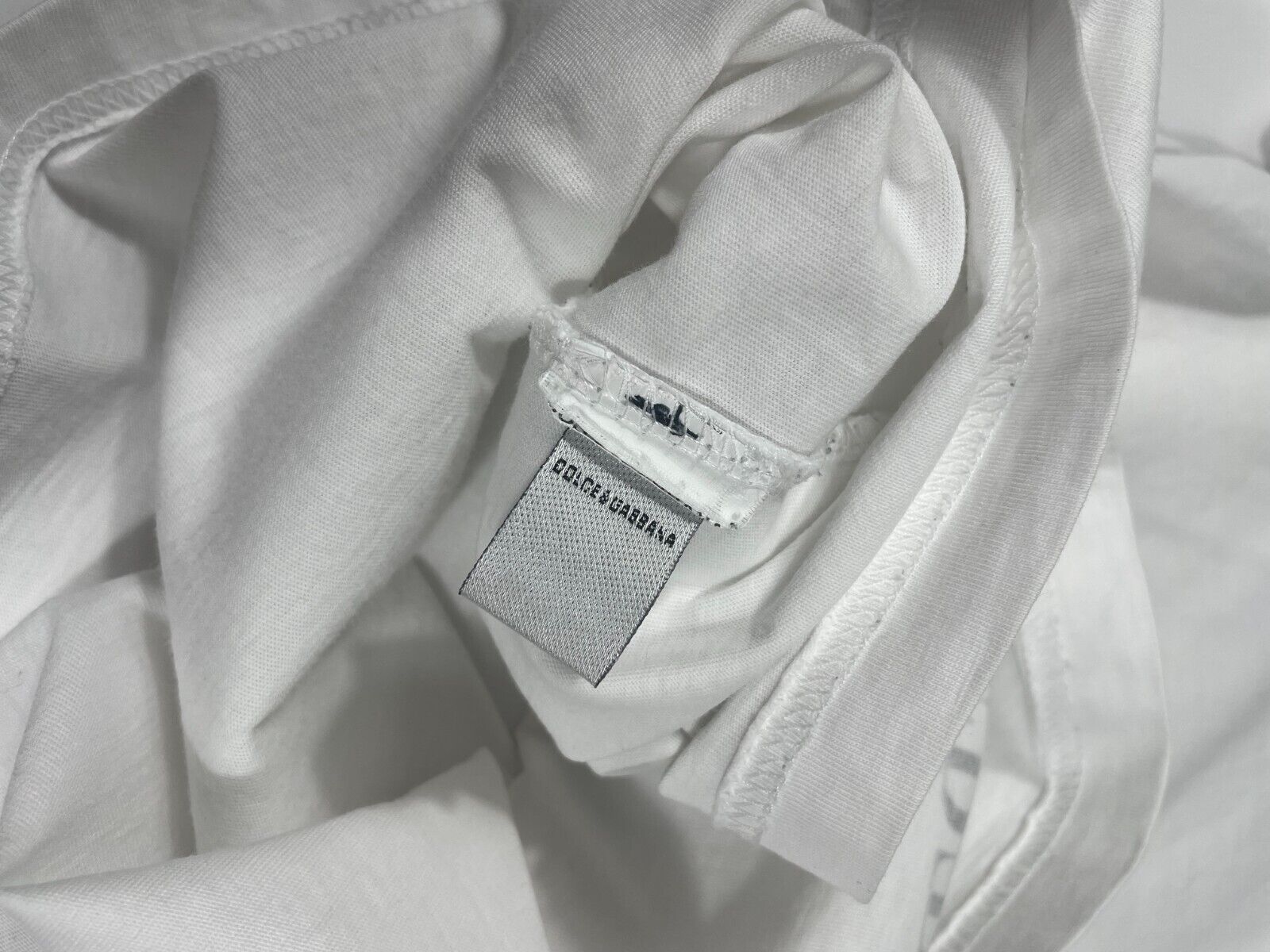 Dolce Gabbana D&G Monica Bellucci White T-shirt Xs-S sz y2k big print
