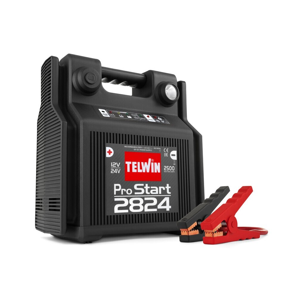 TELWIN PROSTART 2824 ALIMENTATORE AVVIATORE PORTATILE A BATTERIA PER AUTO CAMION