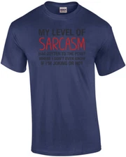 My Level Of Sarcasm Has Gotten To The Point... Shirt