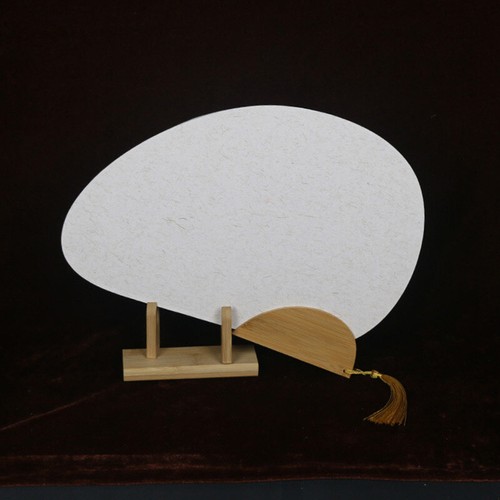 1pc Wooden Hand Held Fan Display Stand Japanese Fan Support Frame Folding FUG - 第 10/12 張圖片