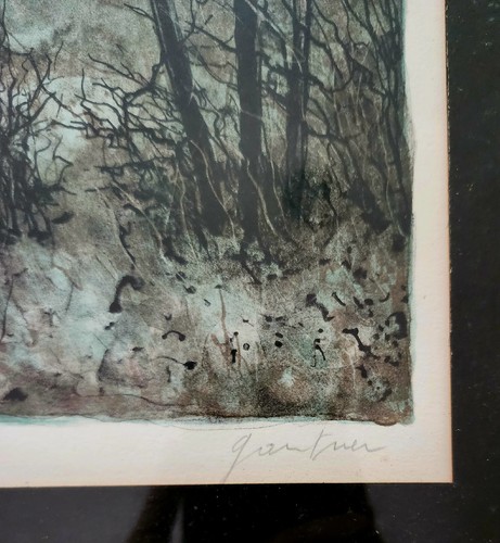 Bernard Gantner SIGNED Art Limited Numbered Lithograph Authenticated Framed - Picture 3 of 5