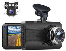Dash Cam Front and Rear, 1080P Dual 3" Car Camera, Dash Camera for Cars with Acc