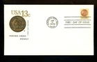 US FDC #1734 Farnam 1978 Kansas City MO Indian Head Penny Cent Coin