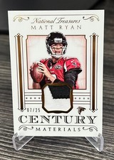 2015 Panini National Treasures Century Materials Prime /25 Matt Ryan #CM-MR