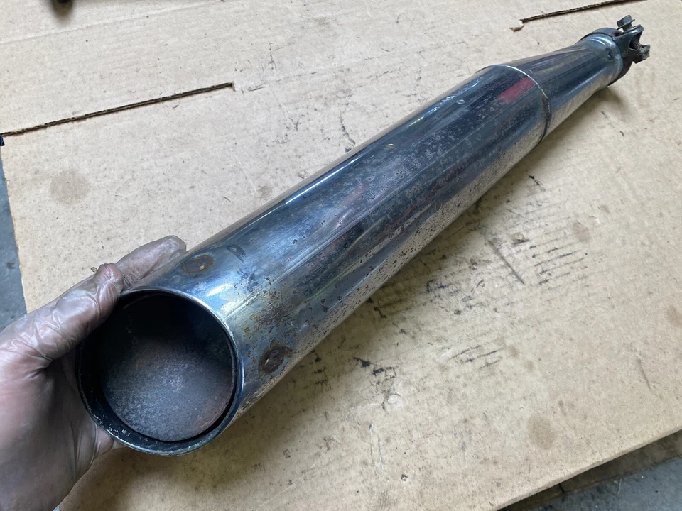 83 本田 CX650 CX650C 右侧排气消声器管 原始设备制造商 CX500 - 75 — 第 4/4 张图片