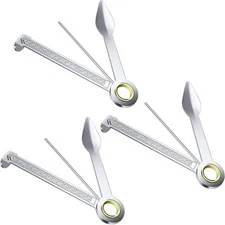 3 Packs Pipe Tamper Tool Pipe Reamer Tool Stainless Steel Pipe Cleaning Reamers