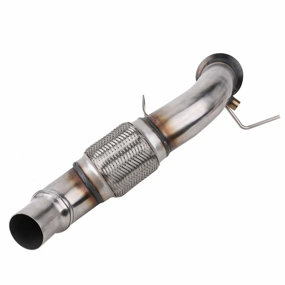 Edelstahl Downpipe Hosenrohr 3 Zoll 76mm Für Bmw 5er E60 E61 530d 530xd E90 E91 - Bild 3 von 4