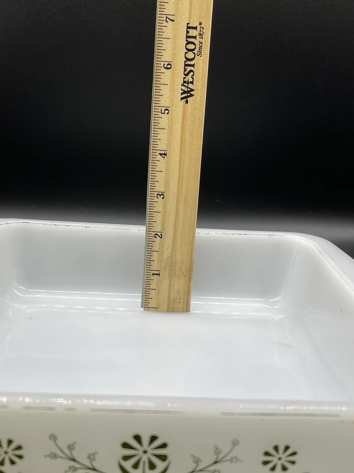 Vintage Glasbake Square Casserole Dish - Thumbnail 5