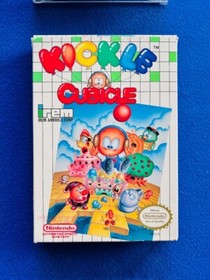 Kickle Cubicle NES Nintendo Caja Manual CIB Completo + Promo Inserto P&Oacute;STER