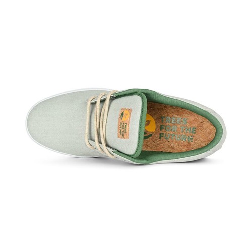 Zapatos de skate ecológicos Etnies x TFTF Jameson 2 - gris/blanco/verde - Imagen 6 de 7