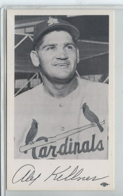 1959 St. Louis Cardinals Team Issued Postcard  Alex Kellner