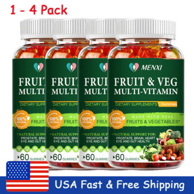 Fruits and Veggies 60/120/240Gummies Balance of Daily Nature Fruits & Vegetables
