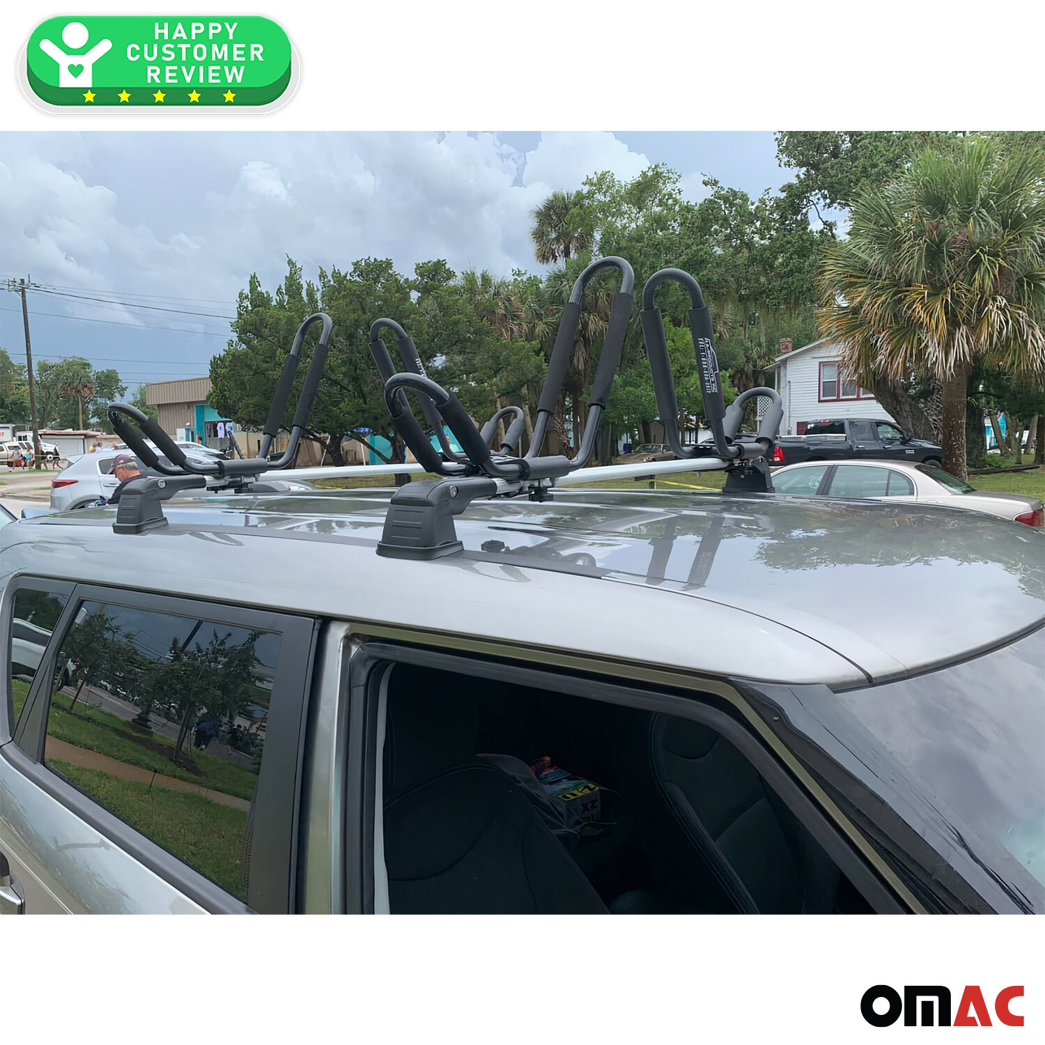 For 20142019 Kia Soul Roof Rack Cross Bar Luggage Carrier Silver